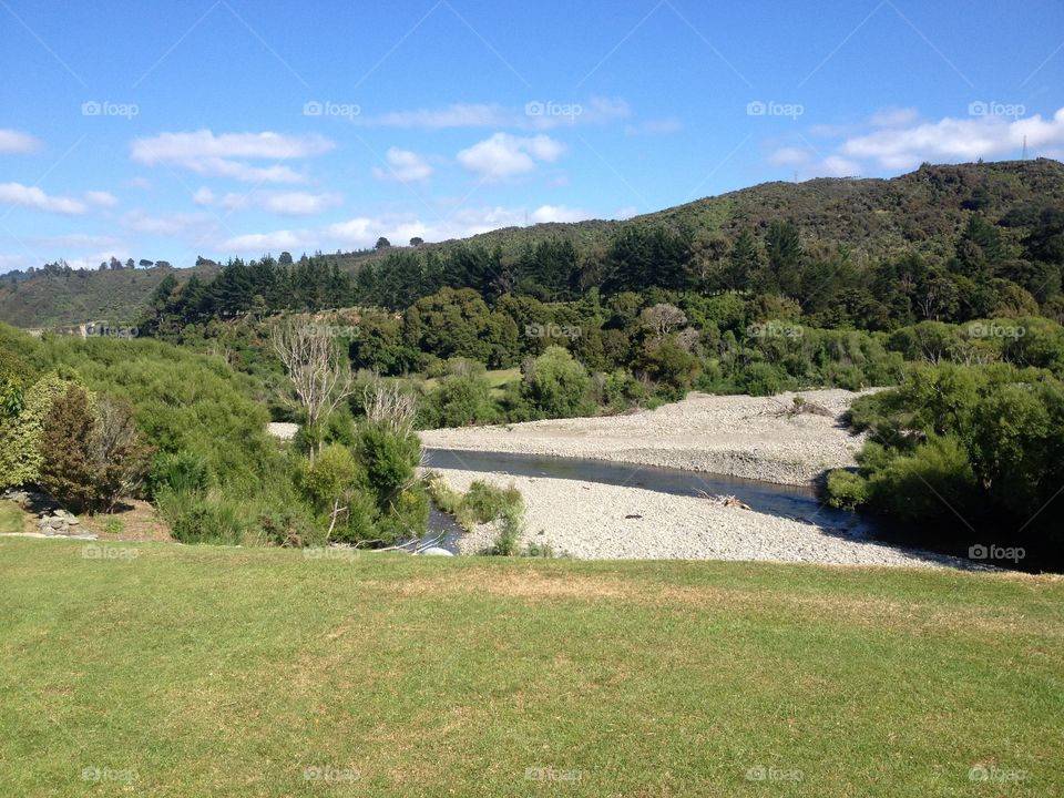 NZ golf and natural landscapes 