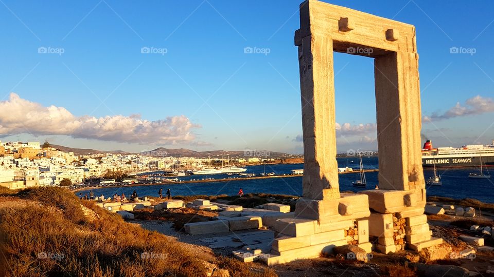 temple of Apollo Naxos Greece