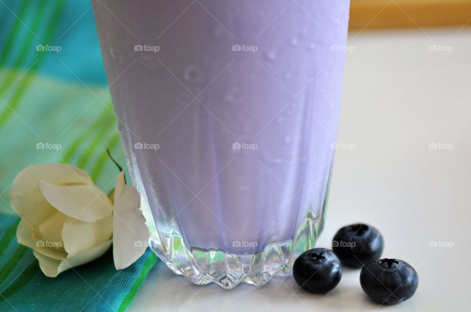 Blueberry smoothie