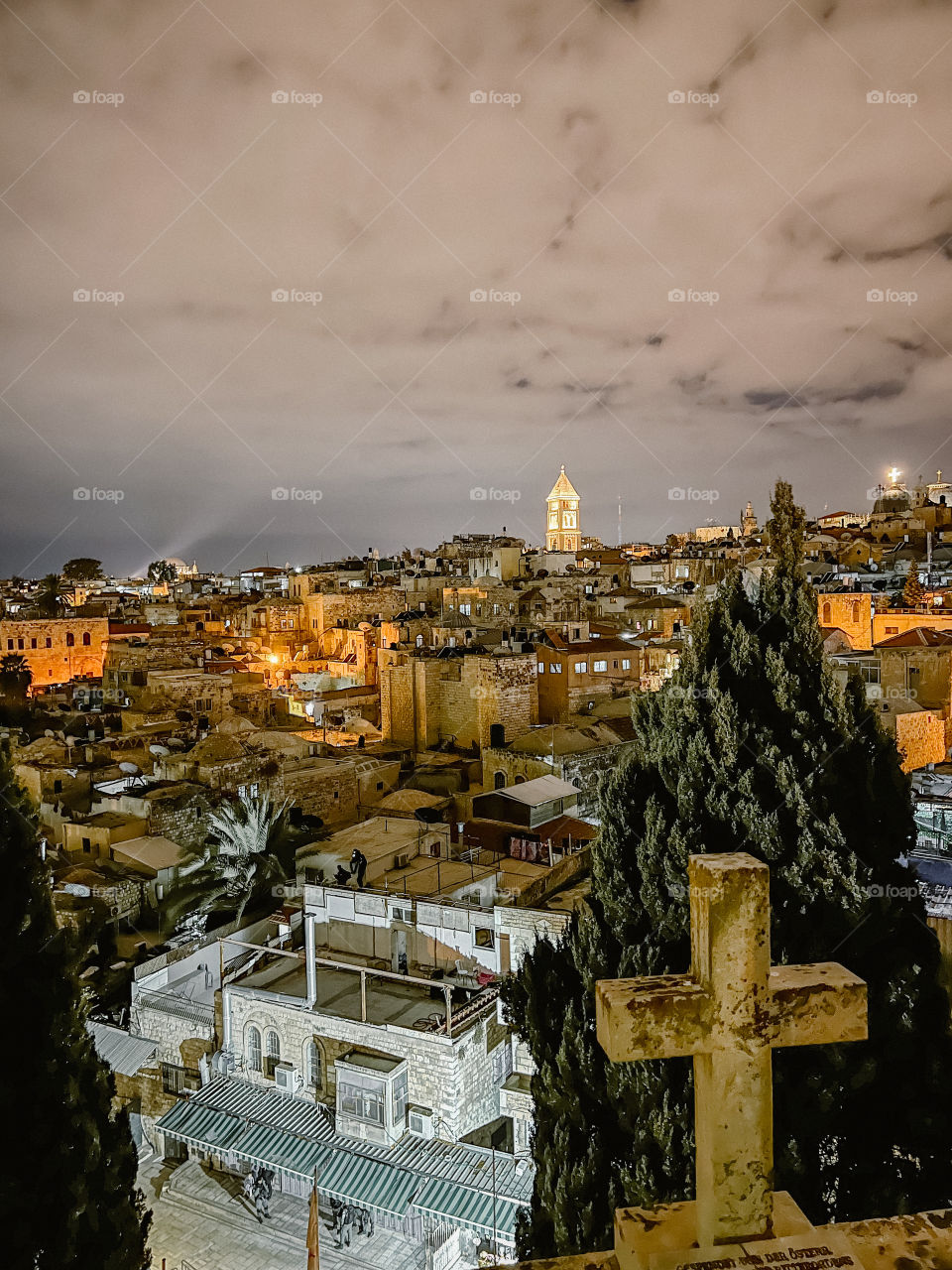 Jerusalem by night