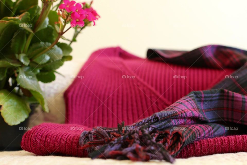 Magenta sweater