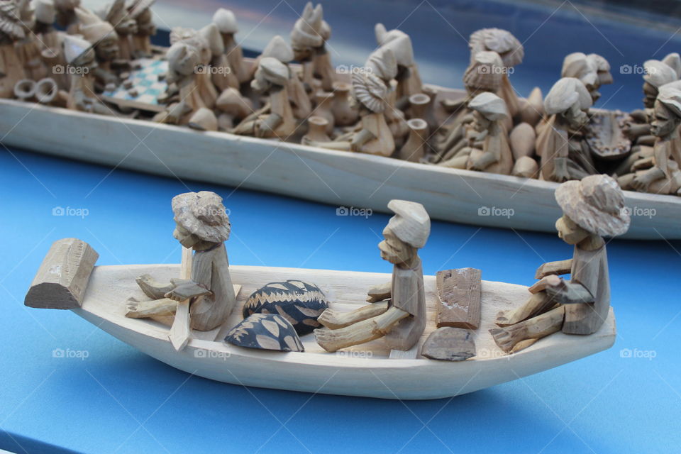 Boat - wood art - Vatican Museum