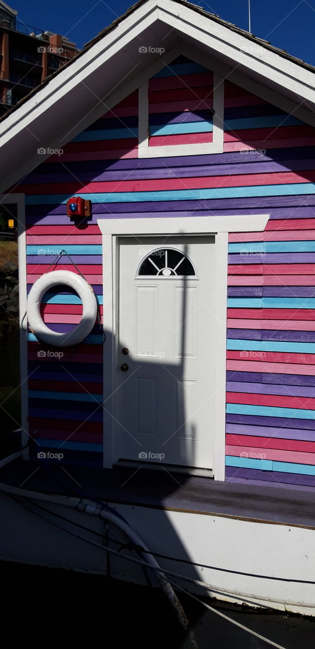 coloured house in Victoria