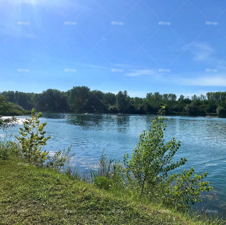 Blue Lake in Bela Crkva.