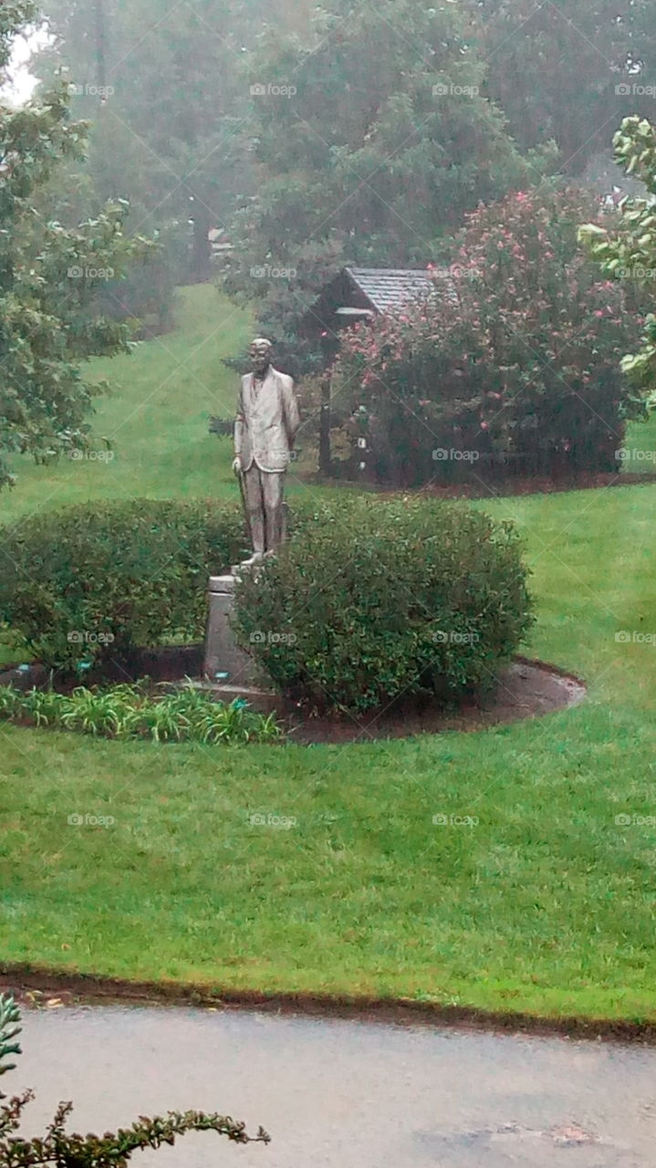 Colonel Blanton in the Rain