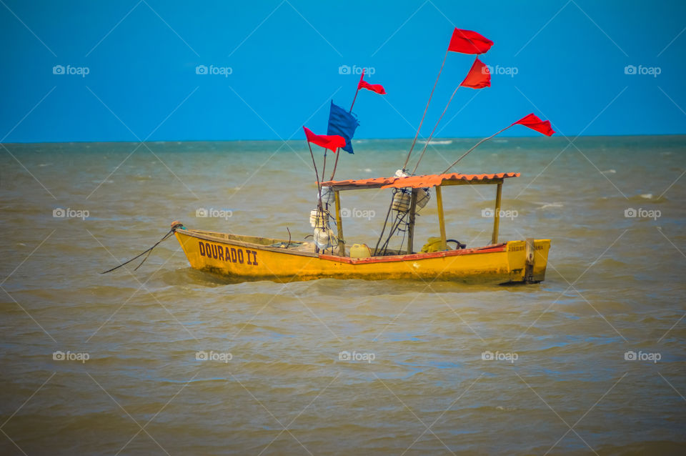 Barco em cumuruxatiba Bahia Brasil 🇧🇷