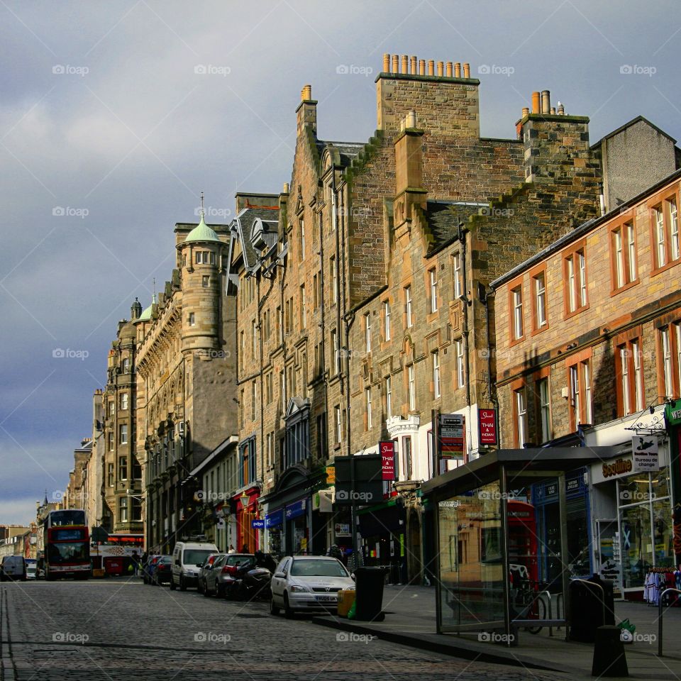 Street of Edinburgh, Scotland