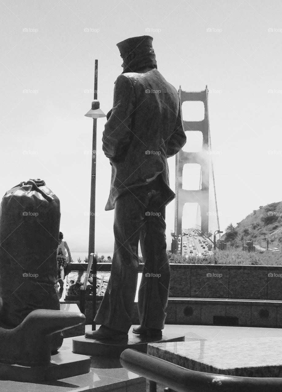 Sailor at Golden Gate