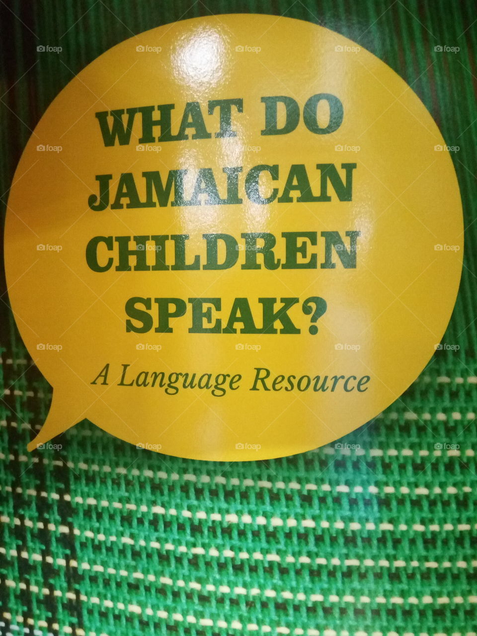 pikni speech in a Creole langwij