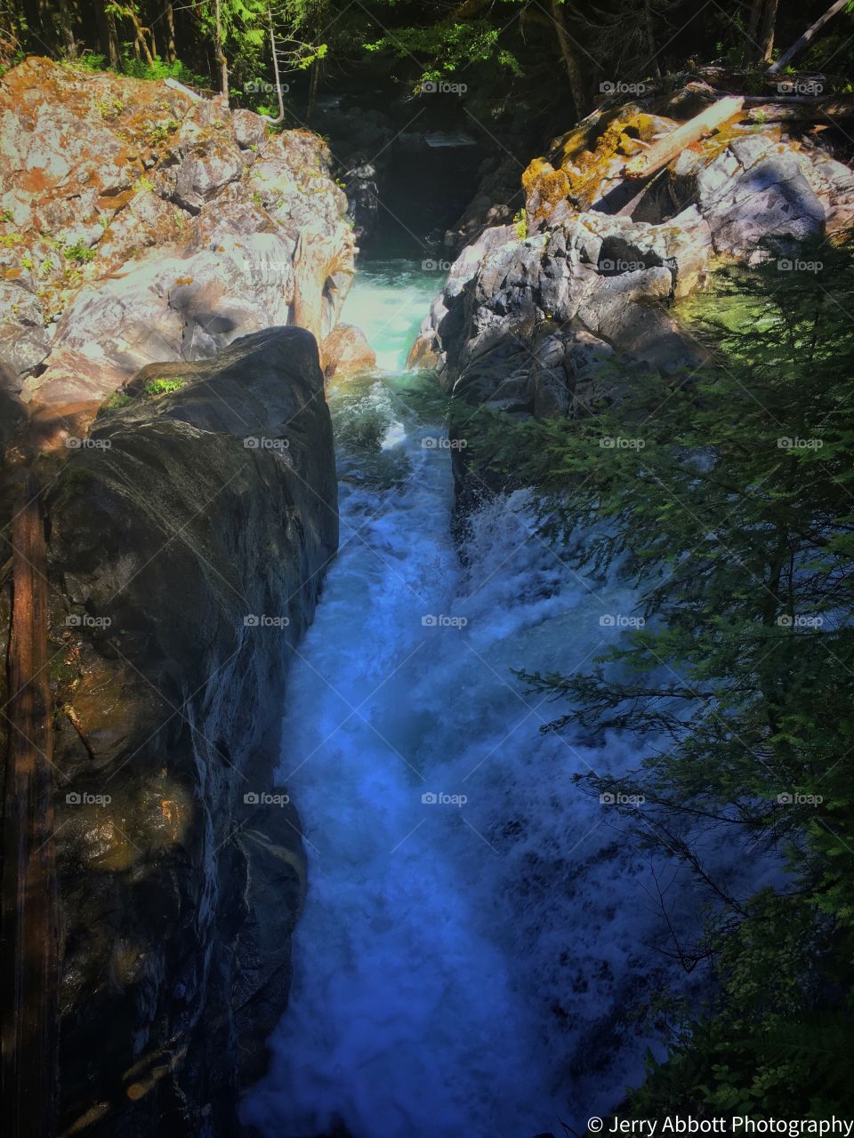 Deception Waterfalls on Stevens Pass, Washington State