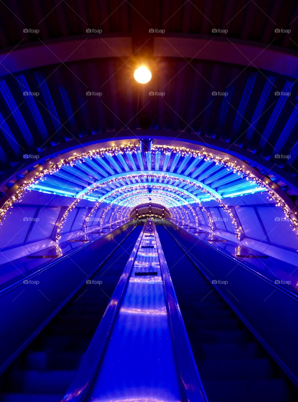 Decorated tunnel