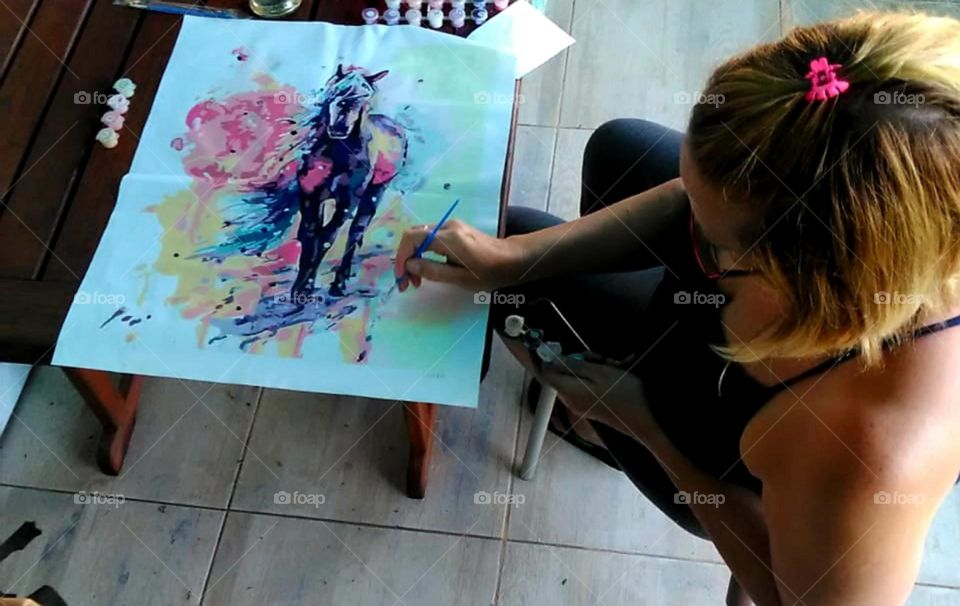 painting a masterpiece