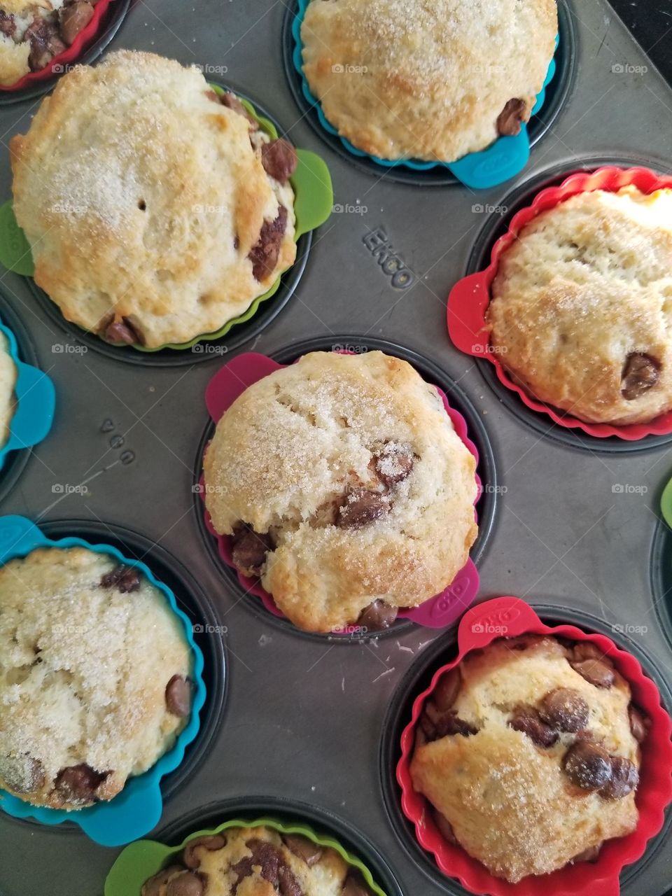 Chocolate chips muffins