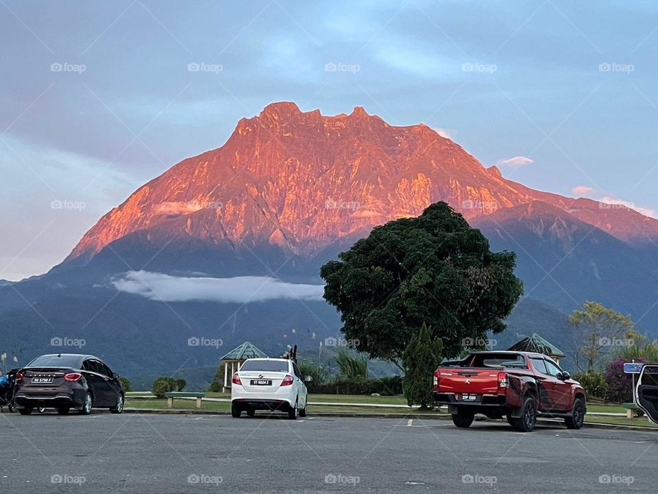 Mount Kinabalu, the highest Mountain in South East Asia