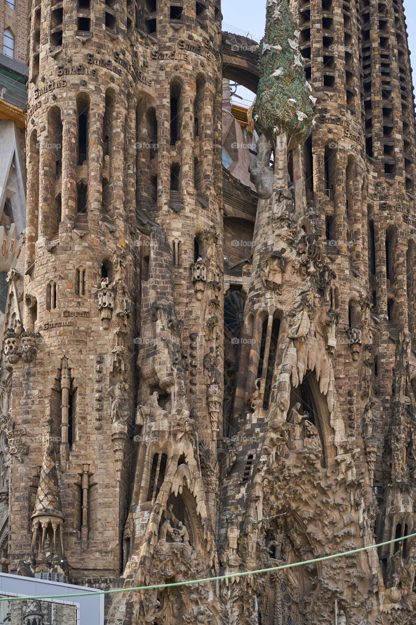 Sagrada Familia. Details 