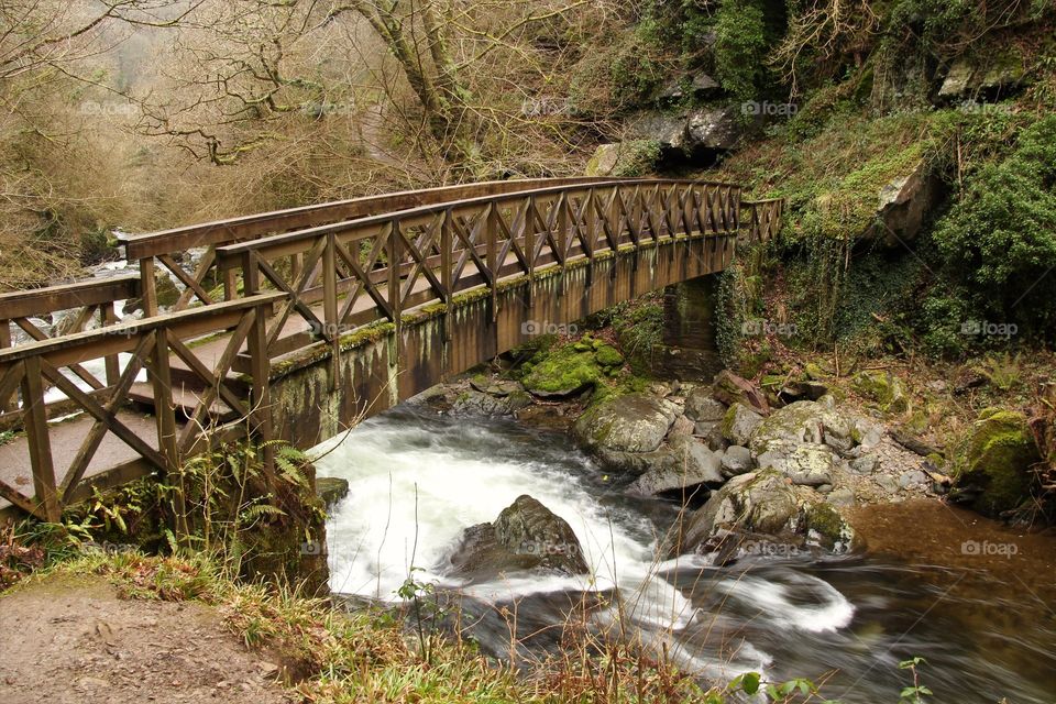 Bridge over the river East Lyn