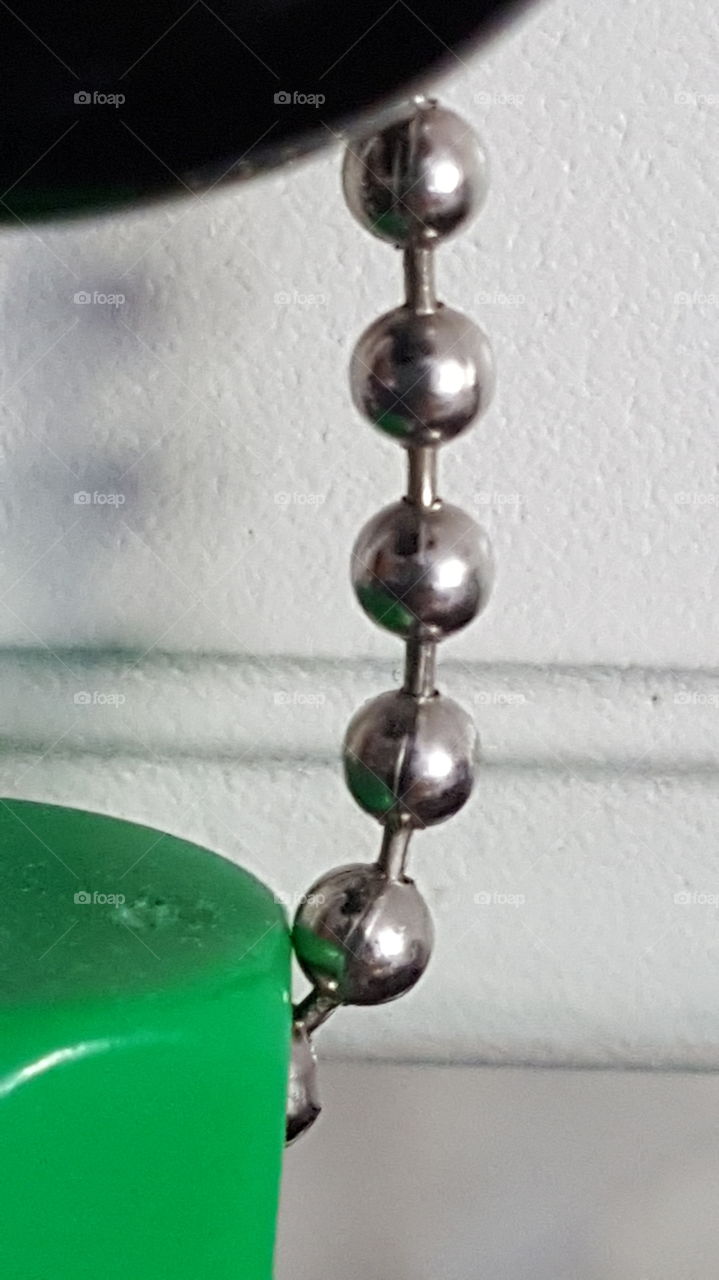 silver ball chain