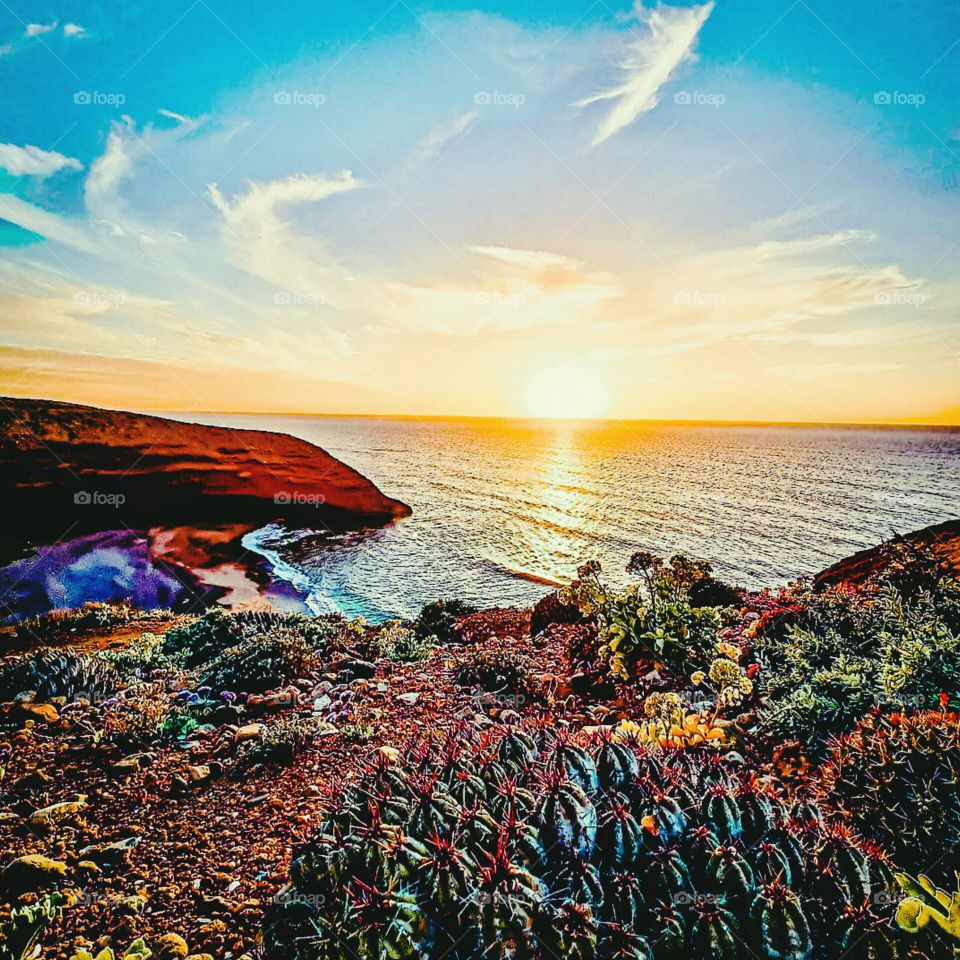 beautiful landscape, nice color and light,  great morocco