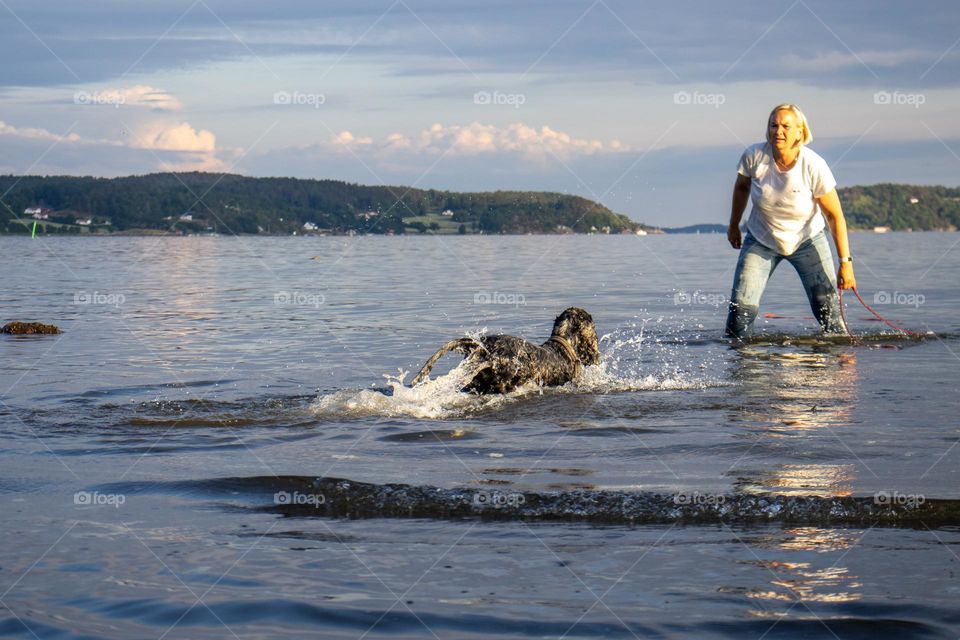 Love and CARE and TENDERNES its also training and doing funny things in the water, A summerday