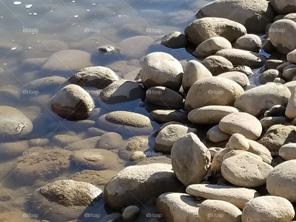 river rock