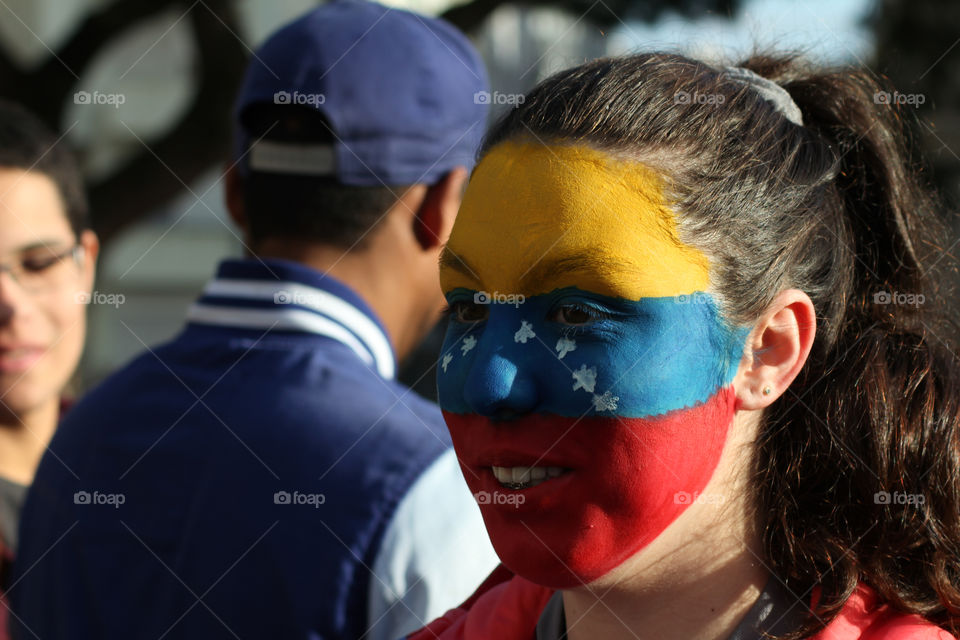 Venezuelan Protester