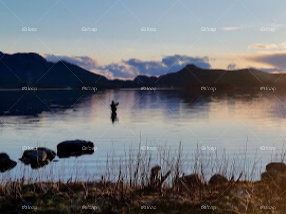 Lake Storvannet in Norway