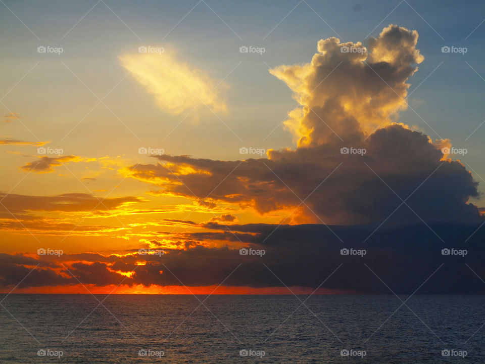 sunset pirate cloud
