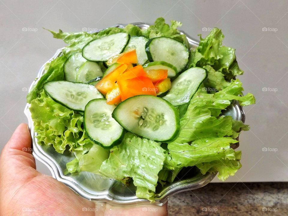 Salad vegetable dish
