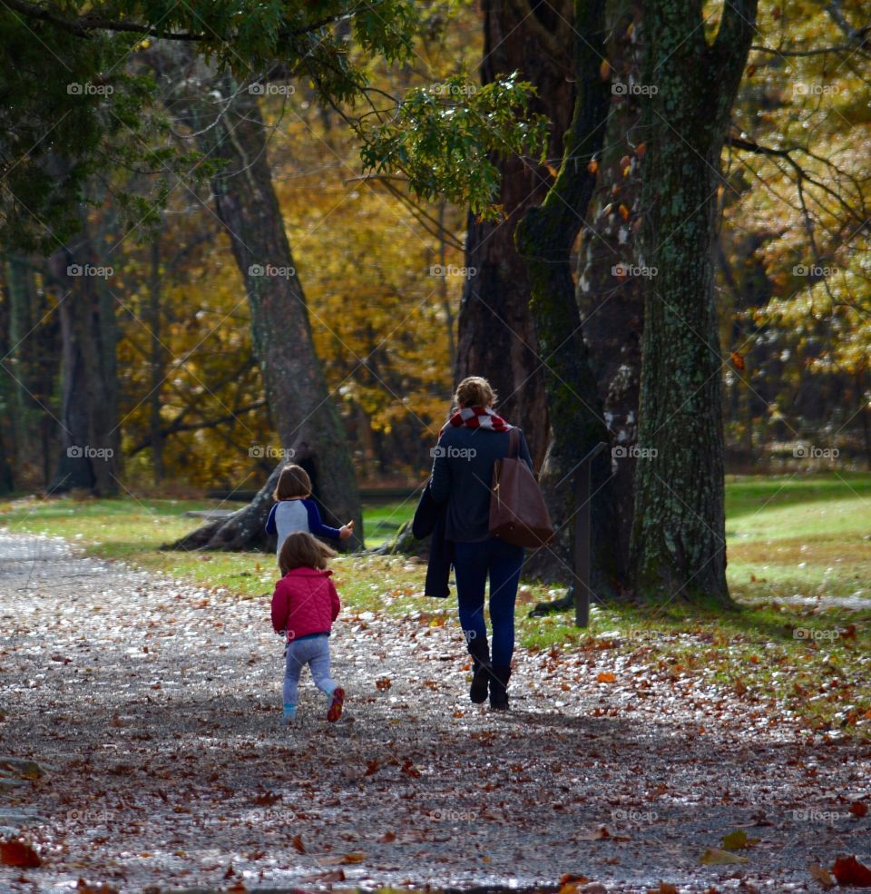 Family Autumn Walk