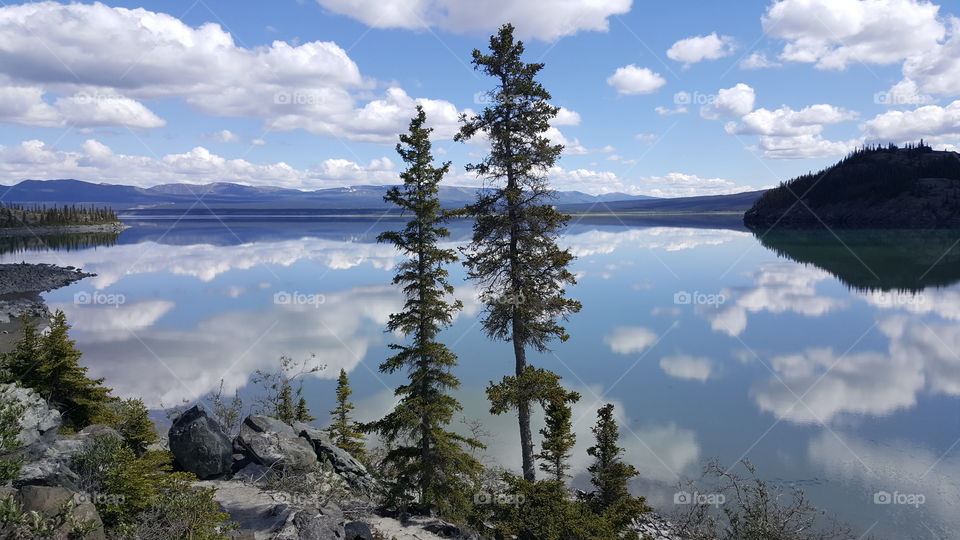 Reflections on Kluane Lake