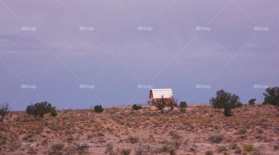 Little house on the desert
