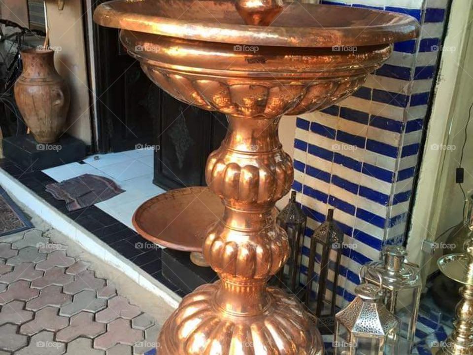 moroccan handmade fontain