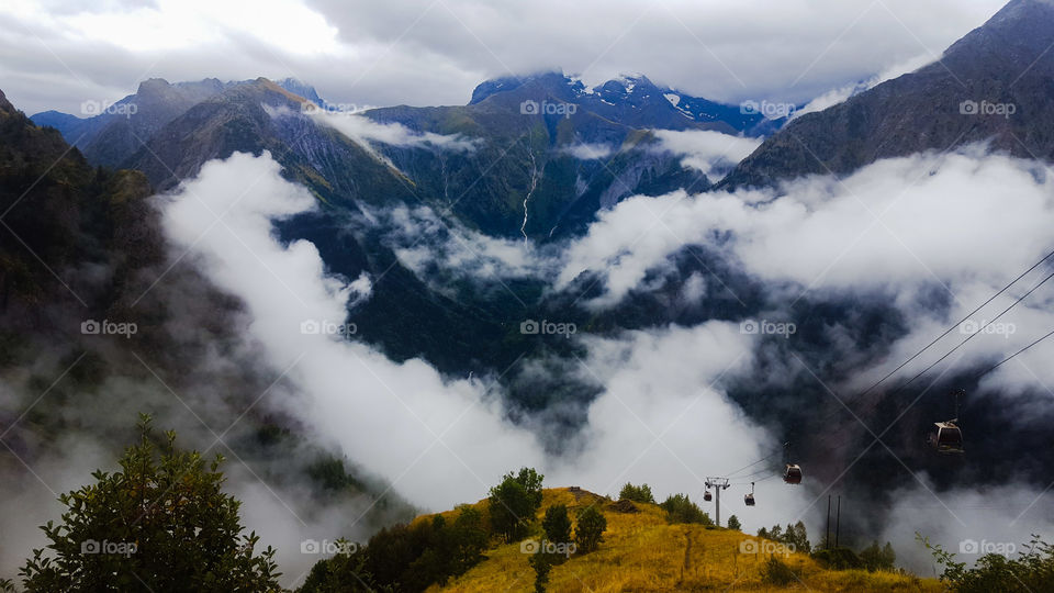 Scenic view in Venosc, France