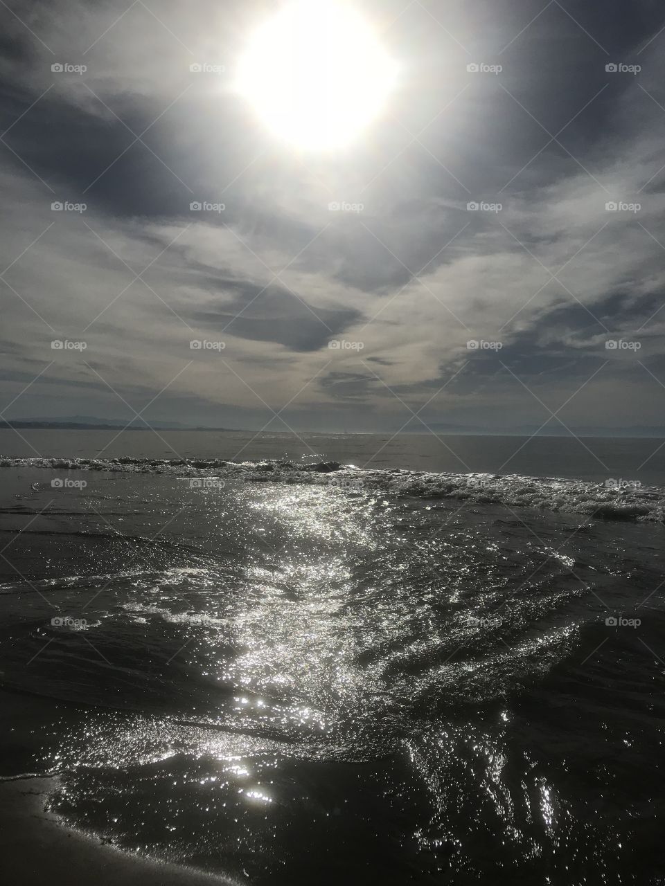 Beautiful day at Capitola Beach California 