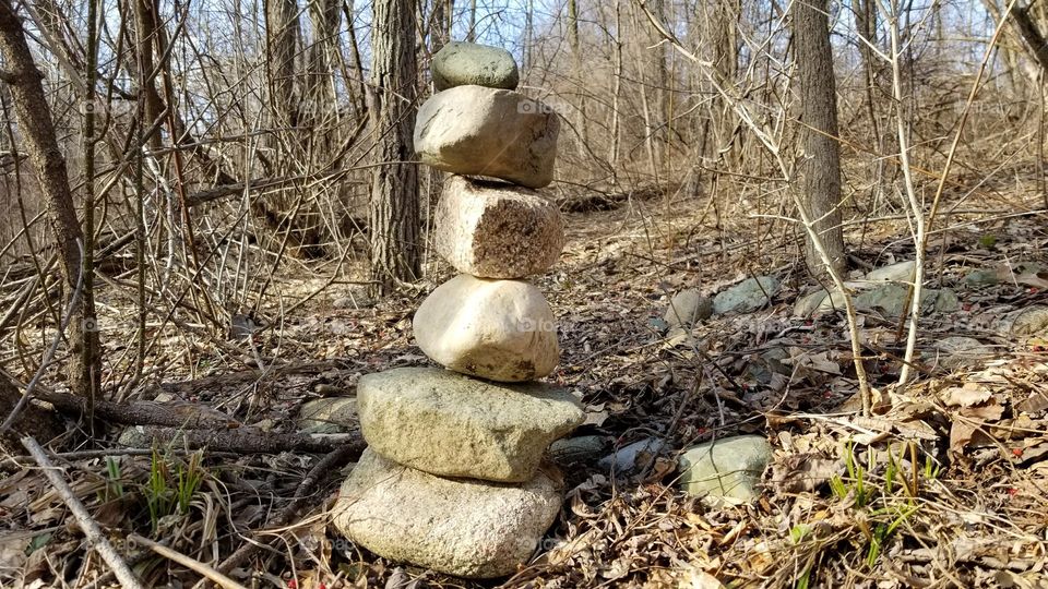 stacked stones