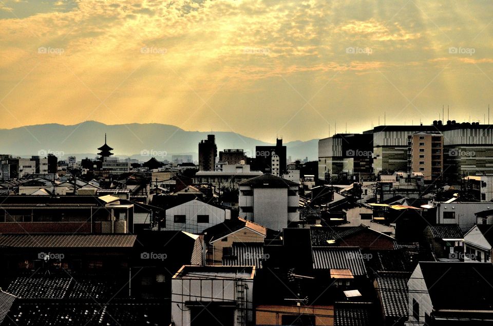Kjóto panorama