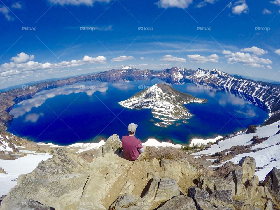 Wow. Crater lake