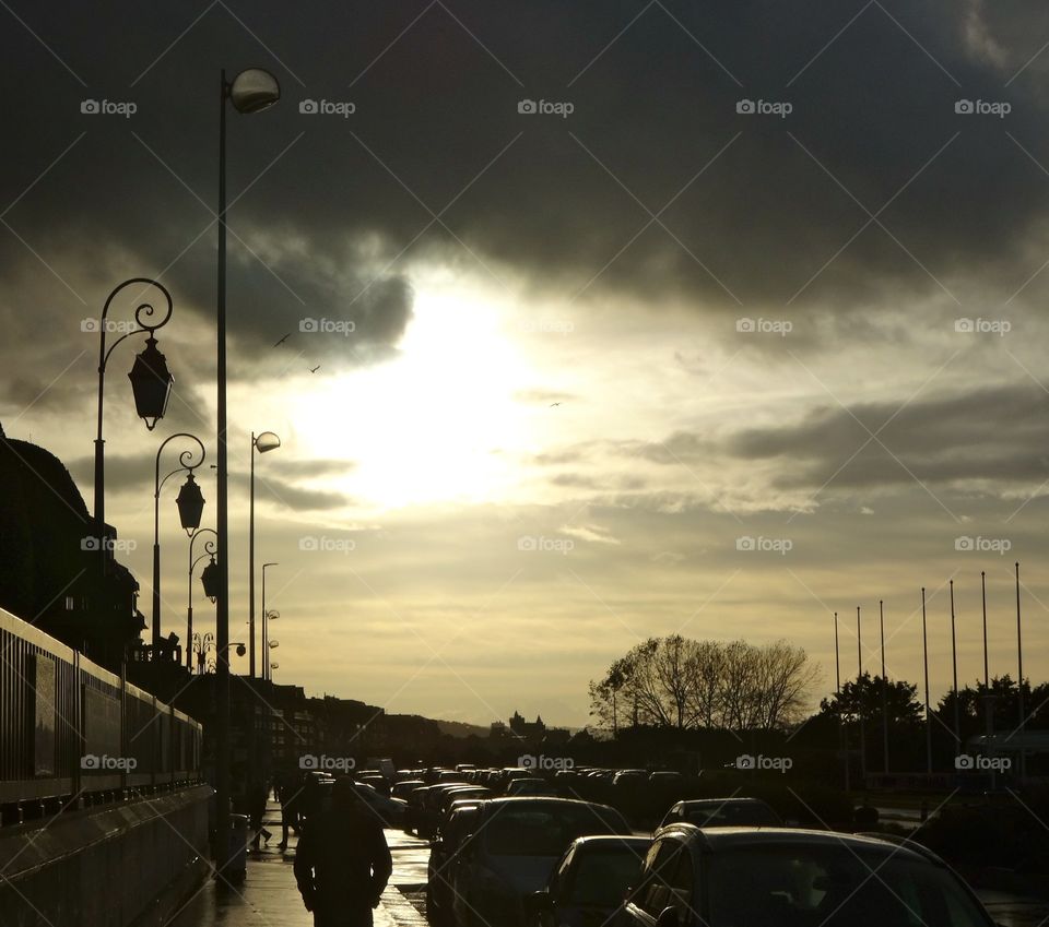 ciel d'orage à Deauville