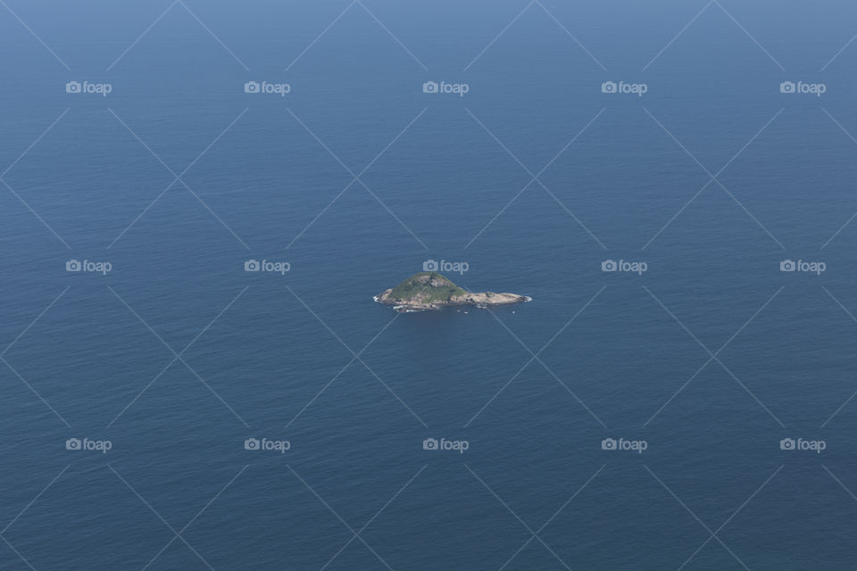 Beach landscape in Rio de Janeiro Brazil.