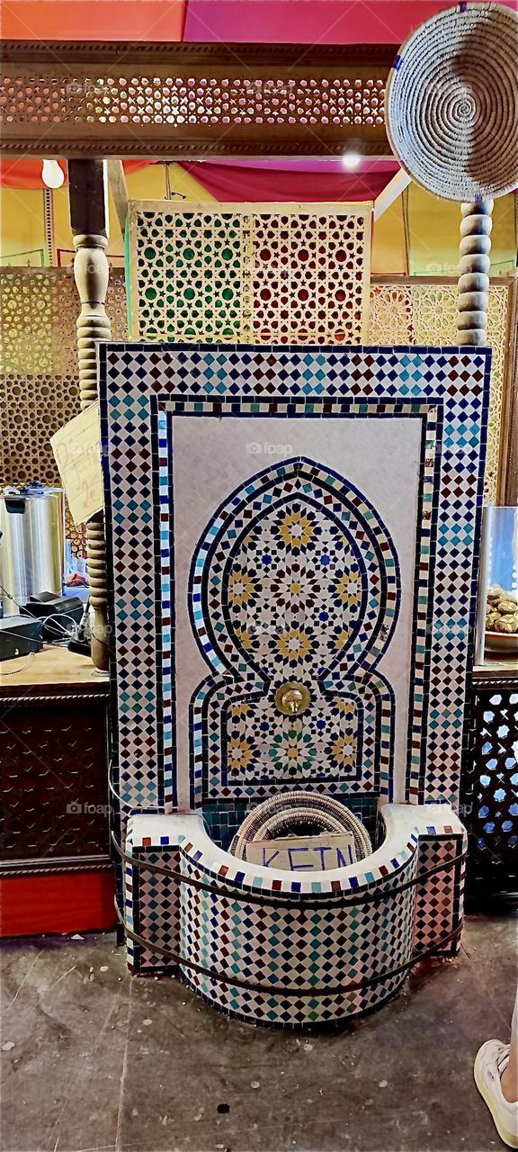 These beautiful handcrafted embroidered fabrics are being presented at the “Tollwood” summer festival in “Munich”, Bavaria along with various musical events and a market for eclectic folklore fare from around the World. 2024. Hypnotic Productions