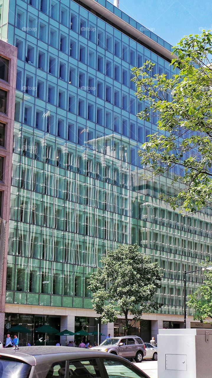 Reflection of Building on Building