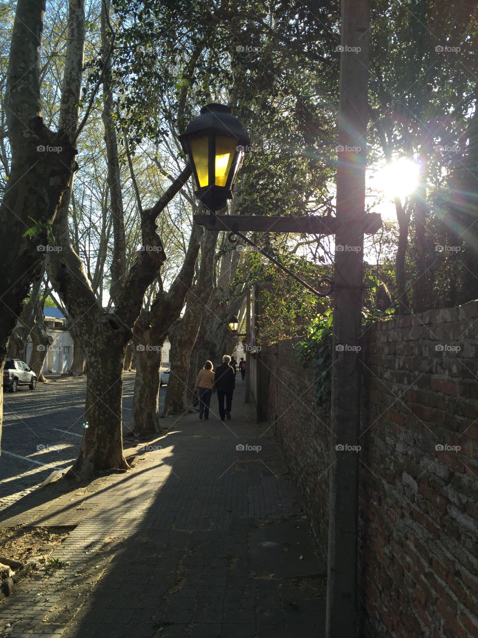 Lamp, Light, No Person, Street, Road