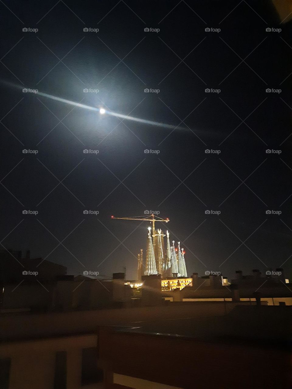 Sagrada familia by night