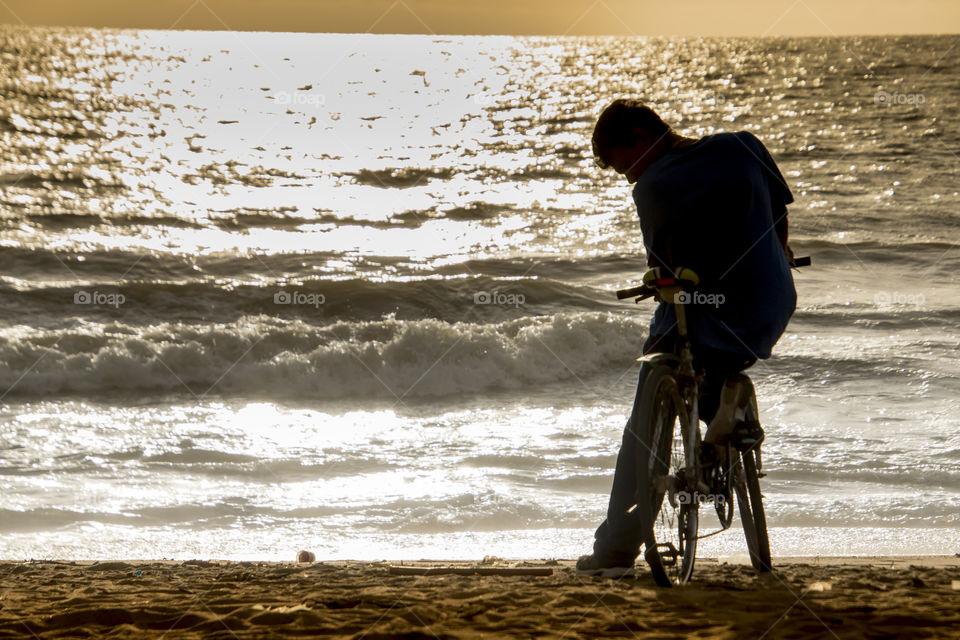Autumn rain reflection