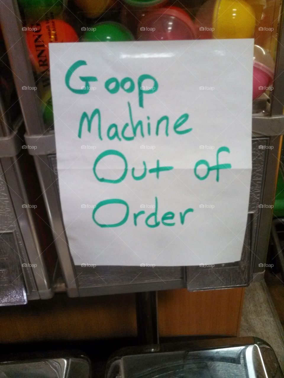Goop machine