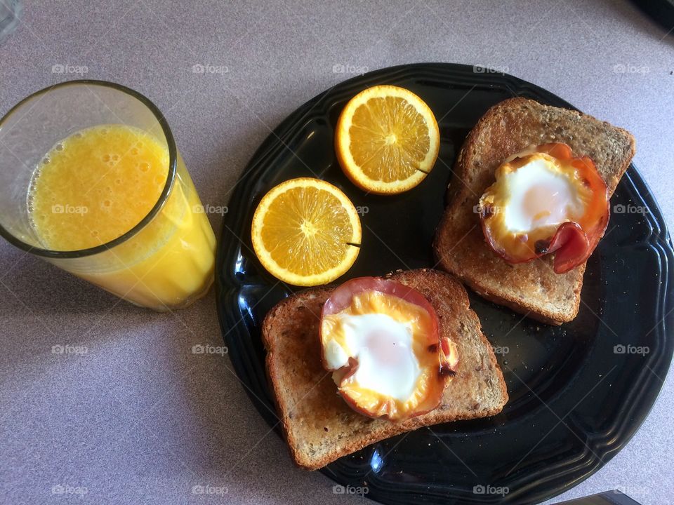 Breakfast morning ritual 