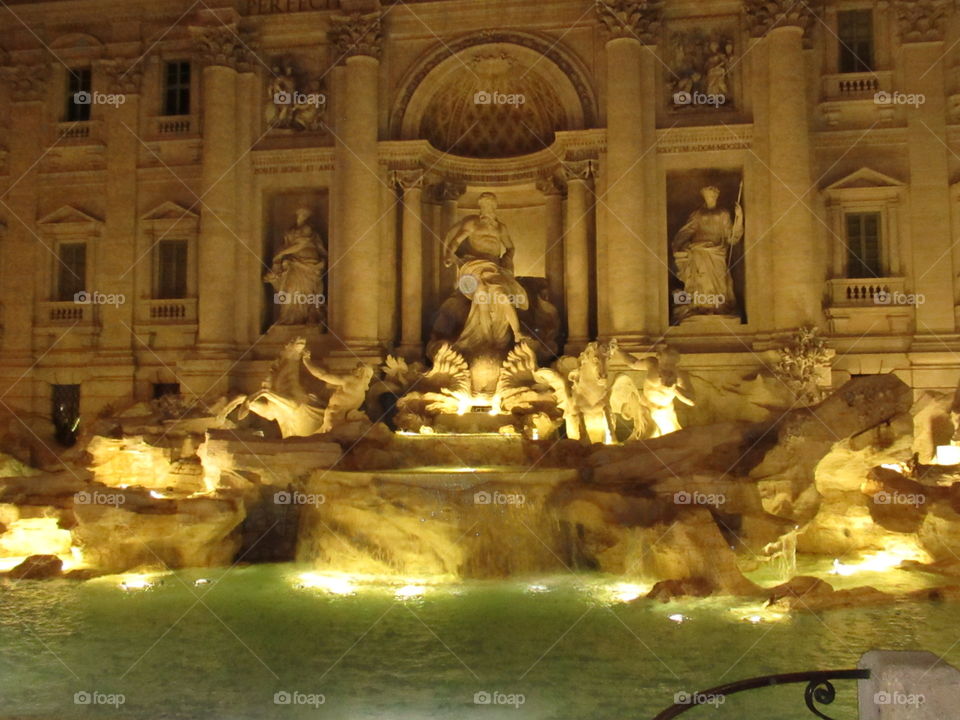 Trevi fountain. Rome