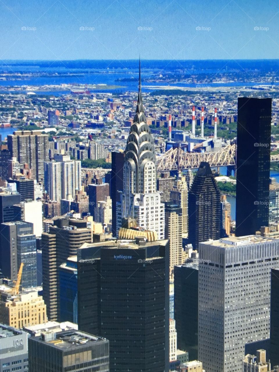 The Chrysler Building- taken from The Empire State Building.