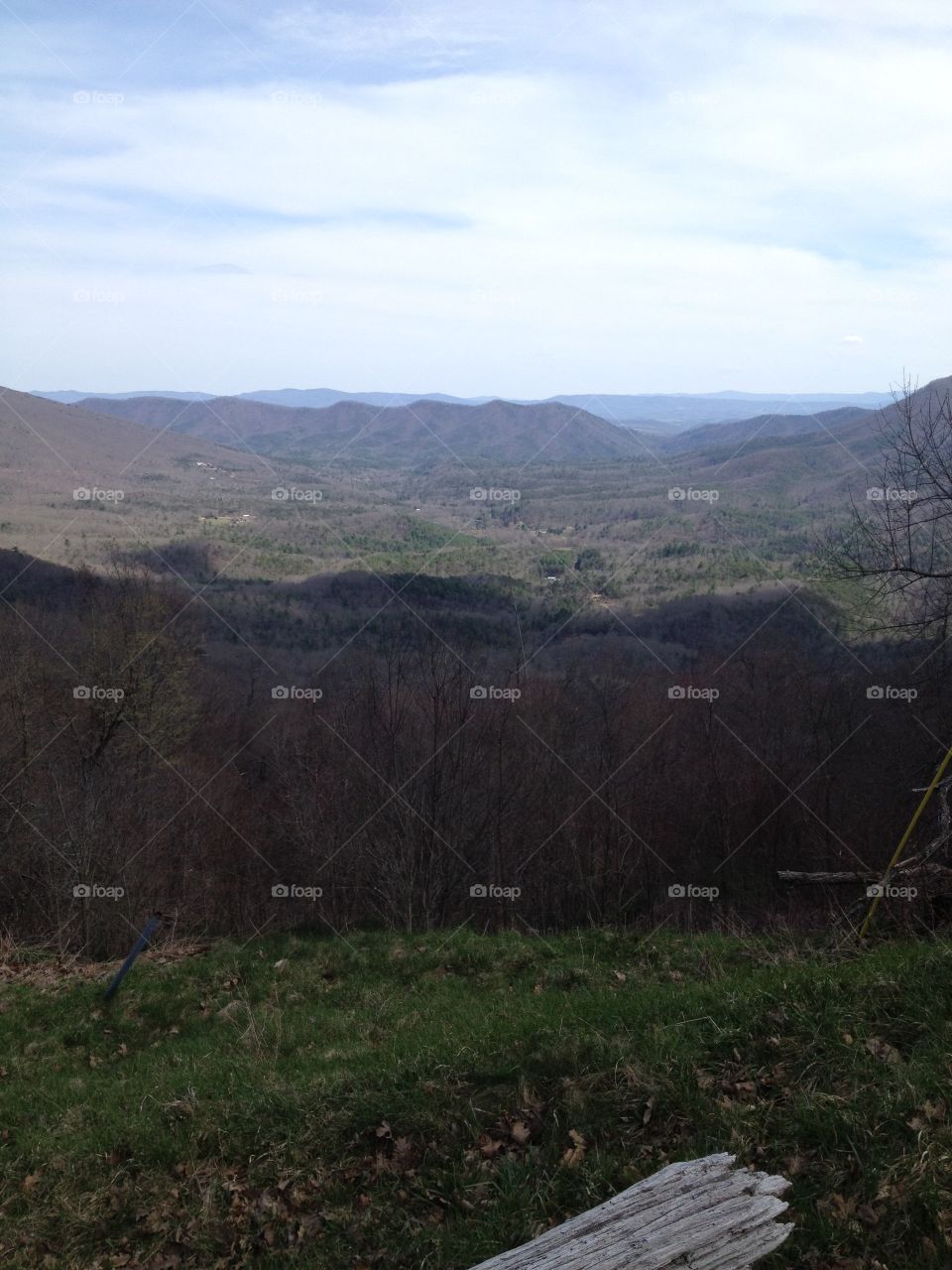 Big Walker Overlook. The view from the lookout at Big Walker Mtn in Virginia