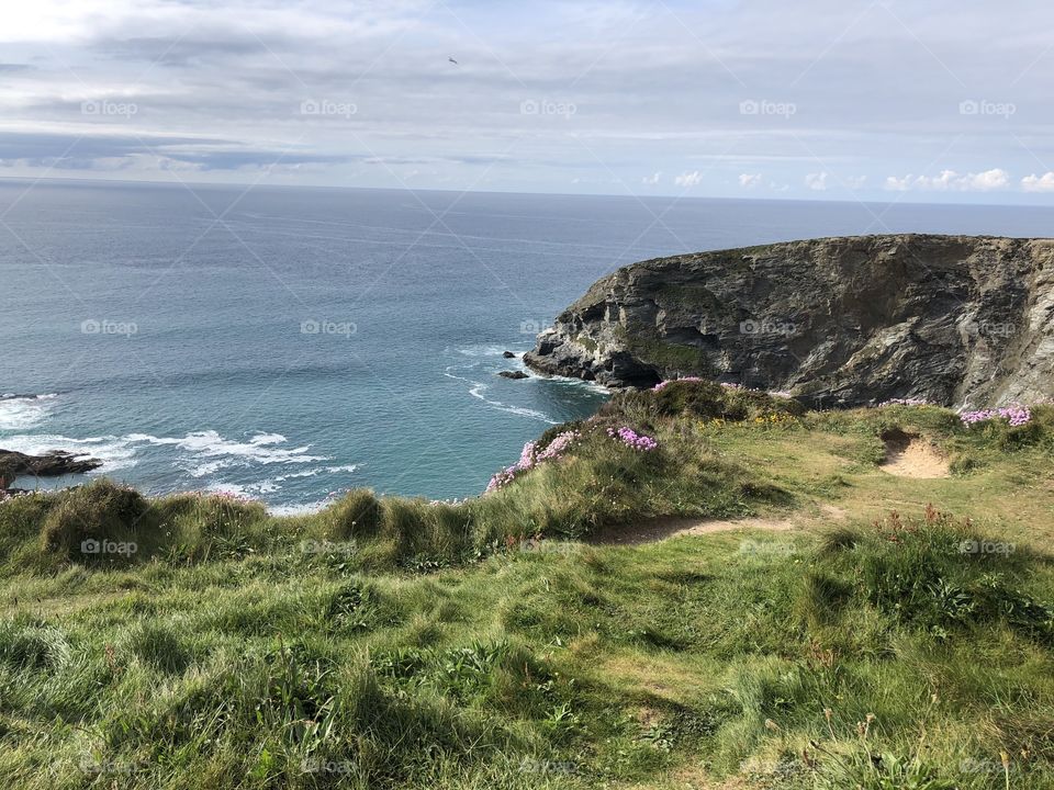 Portreath in Cornwall outlining the sheer beauty of its coastline.